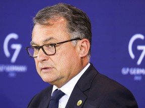 Joachim Nagel, president of the Deutsche Bundesbank, during a news conference at the G-7 meeting of finance ministers and central bank governors in Bonn, Germany, on Friday, May 20, 2022. The Group of Seven unveiled a package worth more than  billion in short-term financial aid for Ukraine.