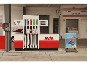 Out of service tags cover empty unleaded and diesel petrol pumps at a gas station, operated by Avia International, in Erlensee, Germany, on Thursday, July 14, 2022. Investor confidence in Germany's economy slumped to the lowest since 2011 as the country faces the growing prospect of a recession and risks mount that it's shut off from Russian energy supplies.