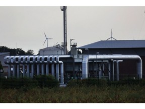 Pipework at the natural gas storage facility operated by Astora GmbH & Co KG, the largest in Western Europe and formerly operated by Gazprom Germania GmbH, in Rehden, Germany, on Tuesday, Aug. 23, 2022. Astora, a former unit of Gazprom Germania GmbH now named SEFE Securing Energy for Europe GmbH, is seeking relief from a levy to share the burden of higher gas prices with consumers, according to a person familiar with the situation. Photographer: Krisztian Bocsi/Bloomberg