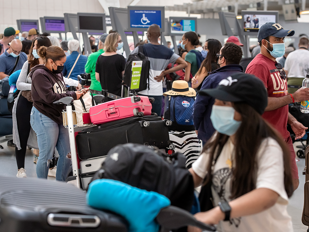 Major airports show signs of improvement but delays persist