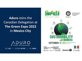 Aduro Joins Canadian Delegation at The Green Expo 2022 in Mexico City