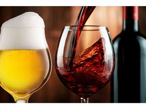 Beer and wine beverages