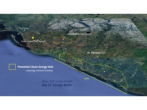 Atlas Salt's Advanced Projects in the Bay St. George Sub-Basin