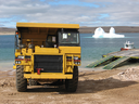 A haul truck at the Baffinland Iron Mines Corp. Mary River project. Baffinland is seeking permission to increase its annual extraction limit of iron ore to six million tonnes from its original allowance of 4.2 million tonnes.