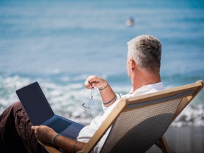 Now that remote work is more acceptable, more people may be working from the beach.