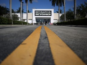 A Bed Bath & Beyond Inc. Inc. store stands in Fort Lauderdale, Florida.