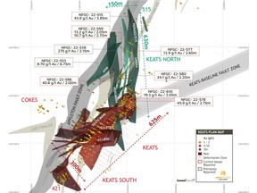 Figure 1. Keats 3D plan view map (150m-clipping)