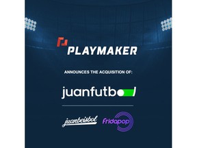 Playmaker Capital Inc. Acquires JuanFutbol
