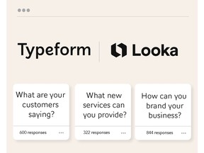 Looka partners with Typeform to help advance digital conversational experiences for entrepreneurs globally.