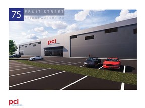 Rendering of the new PCI facility in Bridgewater, MA.