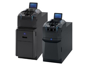 Glory's latest teller cash recylers, the GLR-100 and GLR-100 STC