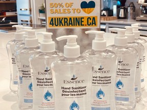 Chef’s Paradise is helping displaced Ukrainians through sales of industry-leading hand sanitizer Essence. SUPPLIED