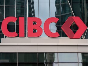 CIBC signage in Toronto.