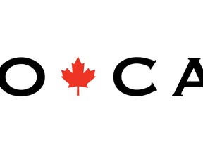 The logo for RioCan Real Estate Investment Trust is shown in this undated photo.