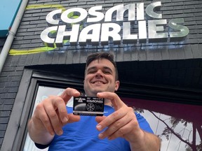 Sean Kady is co-owner of Cosmic Charlies, a Toronto cannabis company that uses a punch card loyalty program to draw in consumers.