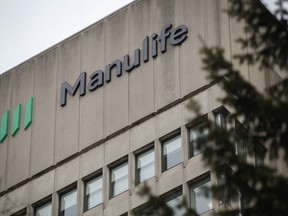 Manulife Financial Corp. says it saw a $1.6-billion drop in earnings in the second quarter.