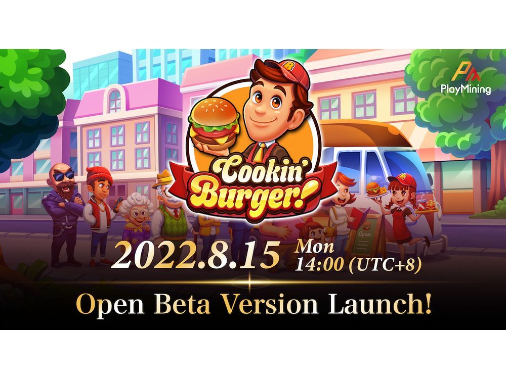 DEA Launches PlayMining’s New Game Title ‘Cookin’ Burger’ Open Beta Version on August 15
