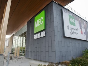 A Mountain Equipment Co. store is seen in Laval, Que., on September 15, 2020.