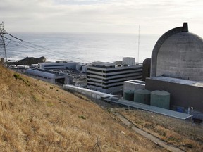 FILE - One of Pacific Gas & Electric's Diablo Canyon Power Plant's nuclear reactors in Avila Beach, Calif., is viewed Nov. 3, 2008. California legislators and Gov. Gavin Newsom's office are discussing a possible compromise over the future of the state's last operating nuclear power plant that could allow operator Pacific Gas & Electric to seek federal funds for a longer lifespan for the reactors. It's possible a final decision on whether the Legislature supports an extended run for the Diablo Canyon Nuclear Power Plant beyond its scheduled closing by 2025 could be months away.