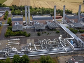 FILE - The gas storage plant Reckrod is pictured near Eiterfeld, central Germany, Thursday, July 14, 2022, after the Nord Stream 1 pipeline was shut down due to maintenance. European Union governments agreed Tuesday, July 26, 2022 to ration natural gas this winter to protect themselves against any further supply cuts by Russia as Moscow pursues its invasion of Ukraine.