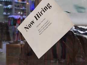 In Canada, 34,000 jobs were lost in the past three months.