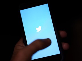 FILE - The Twitter application is seen on a digital device Monday, April 25, 2022, in San Diego. A recent bombshell whistleblower report from Twitter's former head of security alleges that the social media company has been negligently lax on cybersecurity and privacy protections for its users for years. While worrisome for anyone on Twitter, the revelations could be especially concerning for those who use it to reach constituencies, get news out about emergencies and for political dissidents and activists in the crosshairs of hackers or their own governments.