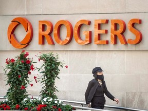 Rogers signage in Toronto.