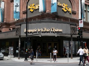 A Hudson's Bay store in downtown Montreal.