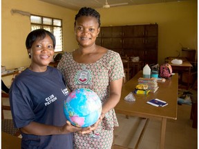 Odette Kuunaa Dery (left) and Brenda Amadu Amoah, teachers from Kanvilli Junior High School in Tamale, Ghana, are excited to be a part of Generation Global. The dedicated teachers look forward to offering their students the chance to develop 21st century skills and become active global citizens.