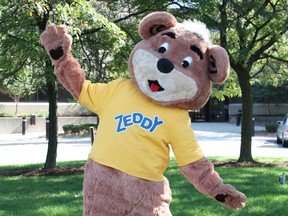 Zeddy, the Zellers mascot.