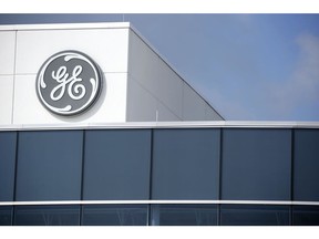 Signage is displayed at the General Electric Co. Aviation LEAP jet engine assembly plant in Lafayette, Indiana, U.S., on Friday, July 19, 2019. Photographer: Luke Sharrett/Bloomberg