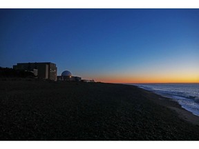 EDF's Sizewell A, left, and B, right, nuclear power stations in Sizewell, UK.