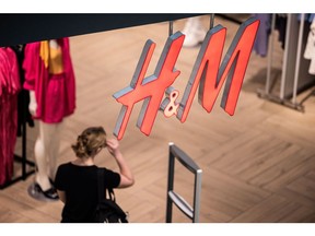 A customer enters an H&M fashion store in Budapest, Hungary, on Tuesday, June 7, 2022. Inflation in Hungary exceeded 10% for the first time in more than 20 years, putting pressure on the central bank to tighten monetary policy further and prop up the forint. Photographer: Akos Stiller/Bloomberg