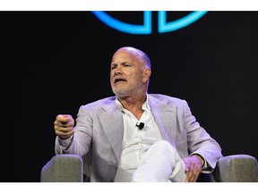 Mike Novogratz, founder and chief executive officer of Galaxy Digital, speaks during the CoinDesk 2022 Consensus Festival in Austin, Texas, US, on Friday, June 10, 2022. The festival showcases all sides of the blockchain, crypto, NFT, and Web 3 ecosystems, and their wide-reaching effect on commerce, culture, and communities.