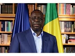Macky Sall, Senegal's president, at a bilateral meeting with Germany's Chancellor Olaf Scholz on day two of the Group of Seven (G-7) leaders summit at the Schloss Elmau luxury hotel in Elmau, Germany, on Monday, June 27, 2022. G-7 nations are set to announce an effort to pursue a price cap on Russian oil, US officials said, though there is not yet a hard agreement on curbing what is a key source of revenue for Vladimir Putin for his war in Ukraine.