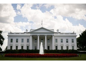 The White House in Washington, D.C., US, on Tuesday, Aug. 2, 2022. Republicans are using an obscure rule named for the Senate's longest-serving member to challenge provisions of the Democrats' surprise tax, health and climate deal in the hopes of whittling down the legislation.
