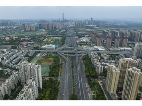 Empty streets in Chengdu amid the COVID-19 outbreak on September 1. Photographer: Liu Zhongjun/China News Service/Getty Images