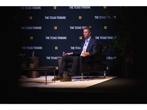 Beto O'Rourke, Democratic gubernatorial candidate for Texas, speaks during The Texas Tribune Festival in Austin, Texas, US, on Saturday, Sept. 24, 2022. In its thirteenth year, the Festival features more than 300 speakers from the worlds of politics, public policy, technology and media.