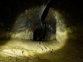 One of the galleries inside Trevali's Perkoa mine during a rescue operation in May.