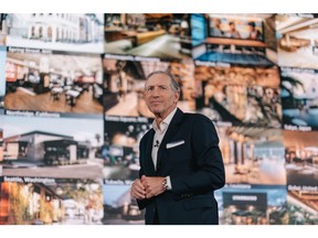 Starbucks interim chief executive officer Howard Schultz showcases the company's Reinvention plan to an in-person audience of more than 150 investors.