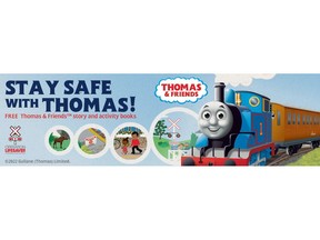 Operation Lifesaver Canada joins forces with Thomas & Friends to teach kids about rail safety
