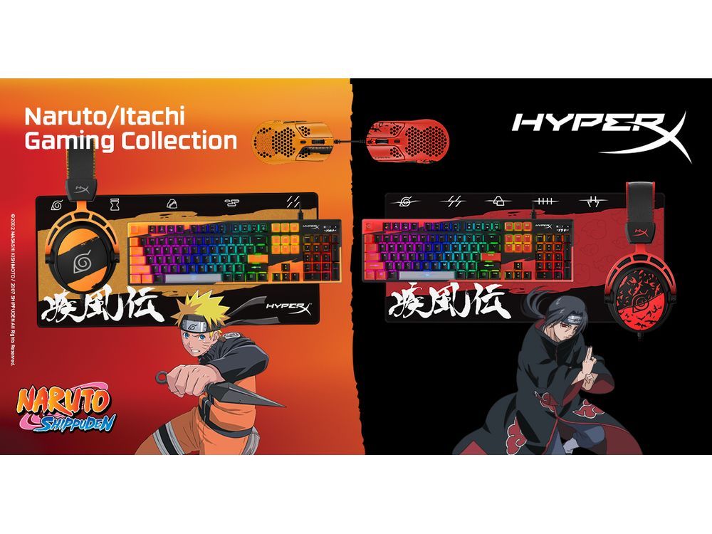 HyperX Releases Limited-Edition HyperX x Naruto: Shippuden Gaming