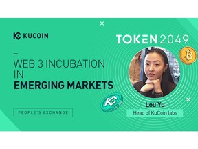 Lou Yu, Head of KuCoin Labs, Speech at Token 2049