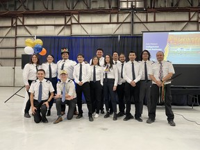 The inaugural Atik Mason Indigenous Pilot Pathway graduating class.