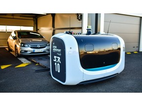 All-electric, autonomous parking valet robot "Stan" by Stanley Robotics, equipped Velodyne Lidar's Puck sensor