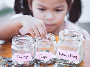 Children see everything their parents do, so it's important to set an example of healthy personal financial habits with regard to spending and debt.