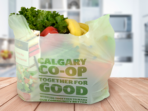 Calgary Co-operative's compostable grocery bags do not make the cut under the new federal rules regarding single-use plastics.