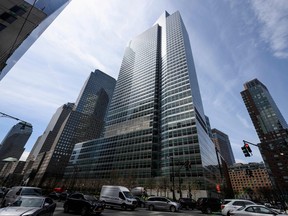 The New York City headquarters of Goldman Sachs.