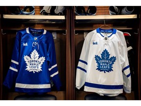 New Toronto Maple Leaf jersey shows the new Milk logo addition