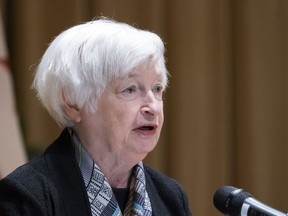 Treasury Secretary Janet Yellen speaks after touring the IRS New Carrolton Federal Building, Thursday, Sept. 15, 2022, in Lanham, Md.